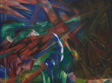 Animal Destinies (The Trees Showed Their Rings, the Animals Their Veins), 1913. Found in the collection of Art Museum Basel.