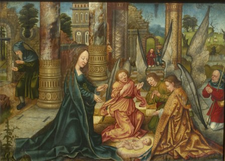 The Nativity of Christ, c. 1510. Found in the collection of Szepmuveszeti Muzeum, Budapest.