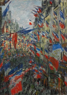 Rue Saint-Denis, fête du 30 juin 1878, 1878. Found in the collection of Musée des Beaux-arts, Rouen.