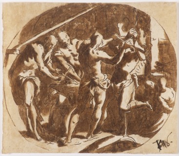 Hephaestus at the Forge. Private Collection.