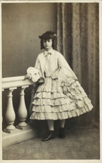 Portrait of the Princeess Dagmar of Denmark (1847-1928), 1860. Private Collection.