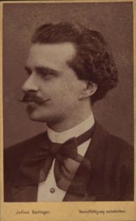 Portrait of the composer Eduard Strauss (1835-1916), 1874. Private Collection.
