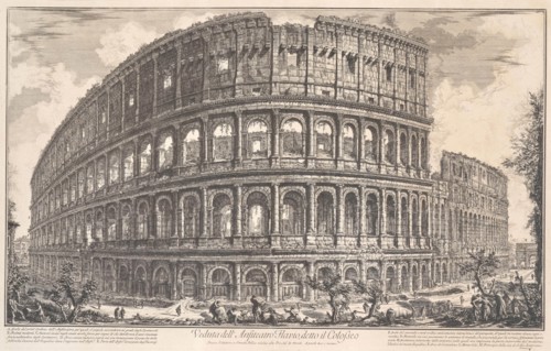 Veduta dell'Anfiteatro Flavio detto il Colosseo, 1757. Private Collection.