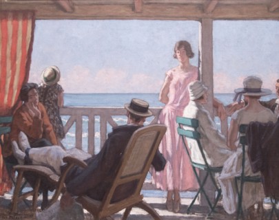 Au bord de la Manche , c. 1924. Found in the collection of Musée de la Chartreuse, Douai.