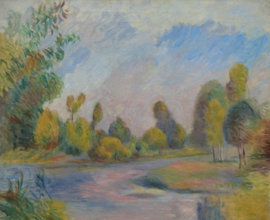Au bord de la rivière, 1896. Private Collection.