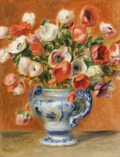 Vase of anemones, 1890. Private Collection.