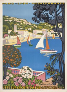 L'été sur la Côte d'Azur, 1926. Private Collection.