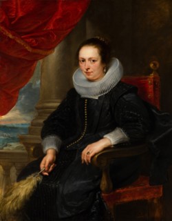Portrait of Clara Fourment (1593-1643), c.1630. Found in the collection of The Mauritshuis, The Hague.