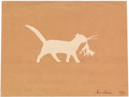 Cat ? little devil, 1859. Private Collection.