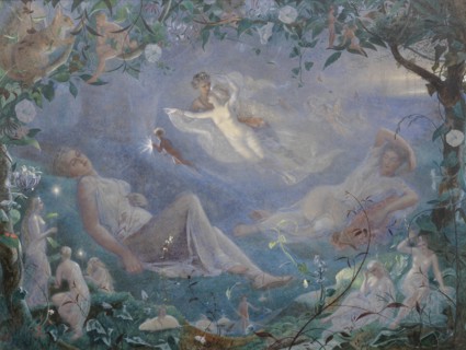 Scene from A Midsummer Night's Dream , 1873. Private Collection.