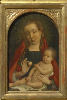 The Virgin and Child, ca 1485. Found in the collection of Szepmuveszeti Muzeum, Budapest.