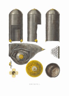 Misiurka Helmet. From the Antiquities of the Russian State, 1849-1853. Private Collection.