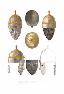 Mongolian Shishaks. From the Antiquities of the Russian State, 1849-1853. Private Collection.