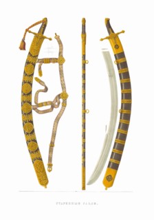 The sabres. From the Antiquities of the Russian State, 1849-1853. Private Collection.