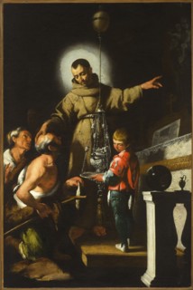 The Miracle of Saint Didacus . Found in the collection of Chiesa della Santissima Annunziata, Levanto.