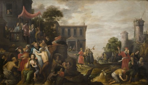 The Seven Works of Mercy, 1637. Found in the collection of Stedelijk Museum Wuyts-Van Campen en Baron Caroly, Lier.
