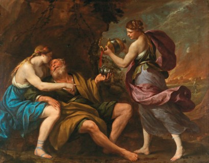 Lot and his Daughters, 1650s. Private Collection.