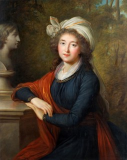 Portrait of Princess Elzbieta Izabela Lubomirska, née Countess Czartoryska (1736-1816), 1793. Found in the collection of State Art Gallery, Lviv.