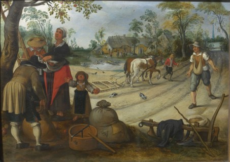 The Month of September, c. 1618. Found in the collection of Szepmuveszeti Muzeum, Budapest.