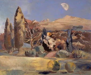 Landscape of the Moon's First Quarter, 1943.