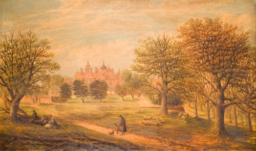 Aston Hall from the West, 1800-1900.