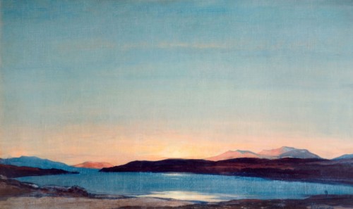Sundown, Loch Rannoch, 1923.