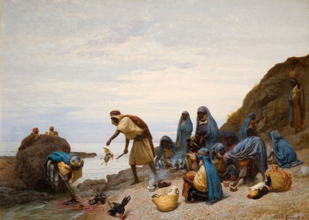 Ritual Slaying Of Cockerels, 1860-1920.
