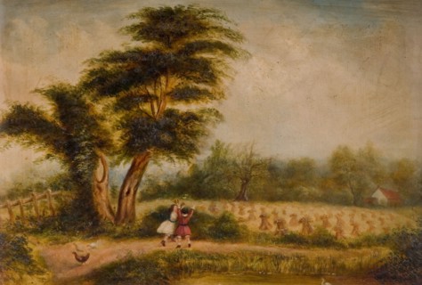 Old Tree at Alum Rock, 1840-1860. Alum Rock, Birmingham.