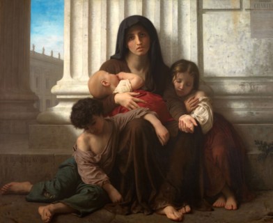 Charity, 1865 (also known as 'The Indigent Family').