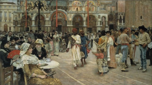 The Piazza of Saint Mark's, Venice, 1883.