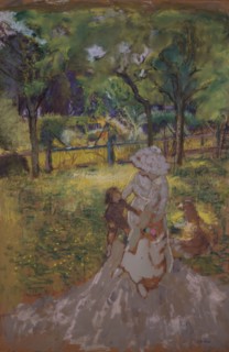 Mere et Enfant au Jardin (Matin Dans Le Verger), 1909-1911. Translation: Mother and Child in the Garden (Morning In The Orchard), 1909-1911.