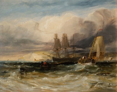 On The Thames - Tilbury Fort, 1840.
