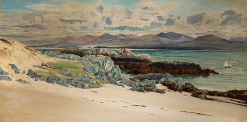 Snowdon And Caernarvon From Llanddwyn Island, 1917.