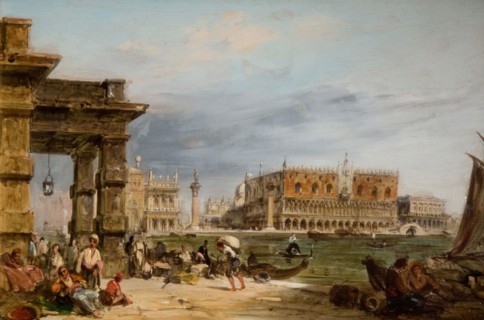 The Rialto, Venice, 1864.
