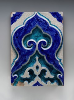 Tile, Present-day Pakistan, 18th century.