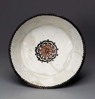 Bowl with Rosette, present-day Uzbekistan, 10th century.