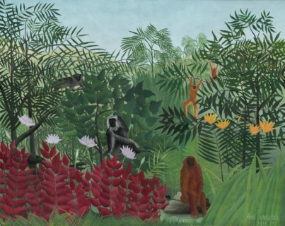 Tropical Forest with Monkeys, 1910.