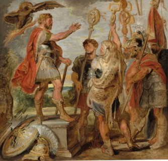 Decius Mus Addressing the Legions, probably 1616.