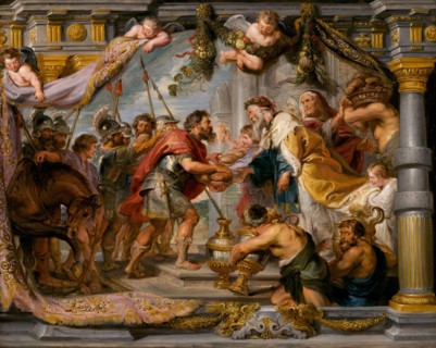The Meeting of Abraham and Melchizedek, c. 1626.