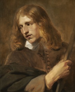 A Young Man Holding a Staff, 1640.