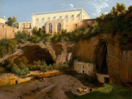 View of a Villa, Pizzofalcone, Naples, c. 1819.