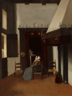 Young Woman in an Interior, c. 1660.