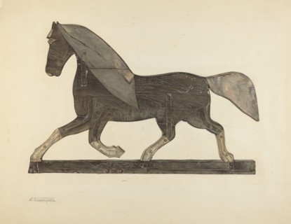 Horse Weather Vane, 1935/1942.