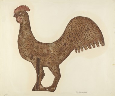 Weather Vane Finial, c. 1940.
