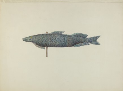 Fish Weather Vane, c. 1940.