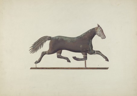 Weather Vane - Horse, c. 1939.