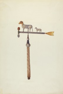 Sheep Weather Vane, c. 1938.