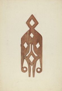 Geometric Weather Vane, c. 1938.