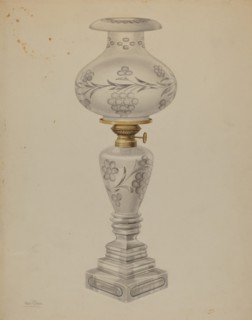 Lamp with Shade, c. 1938.