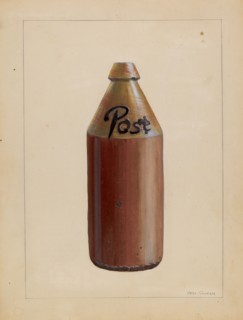 Bottle, Root Beer, c. 1936.
